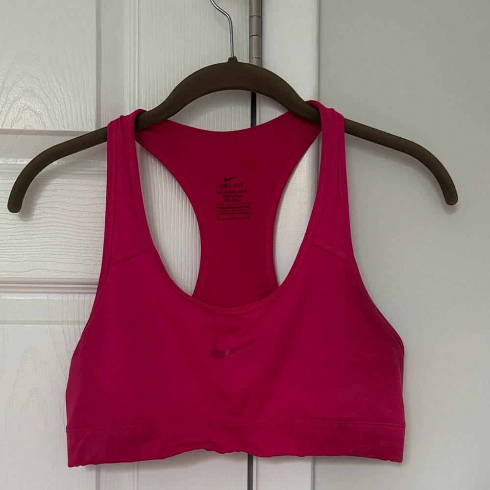Nike Dri-Fit Sports Bra in fuschia